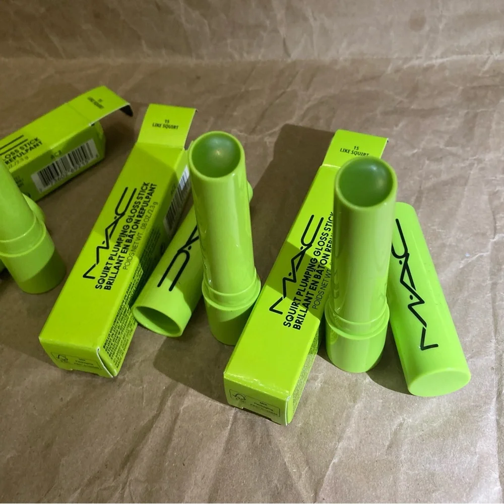 3 x Mac squirt plumping gloss stick
